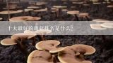 十大最好的菌菇排名是什么？十大名贵菌类分别是哪些？