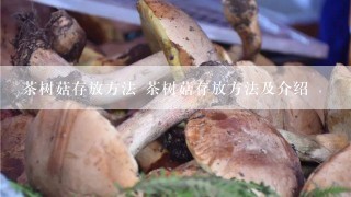 茶树菇存放方法 茶树菇存放方法及介绍