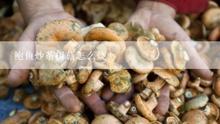 鲍鱼炒茶树菇怎么烧？