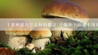 干茶树菇有什么好的做法 干煸和干锅就不用说了