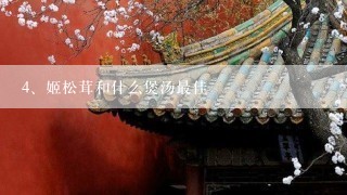 姬松茸和什么煲汤最佳