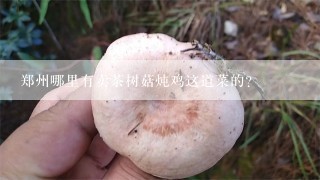 郑州哪里有卖茶树菇炖鸡这道菜的？