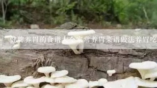 健脾养胃的食谱大全家常养胃菜谱做法养胃吃什么好？