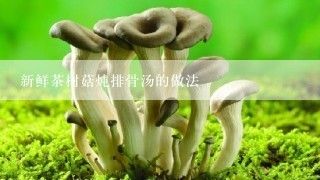 新鲜茶树菇炖排骨汤的做法