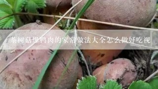 茶树菇爆鸭肉的家常做法大全怎么做好吃视