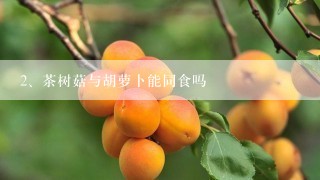 茶树菇与胡萝卜能同食吗