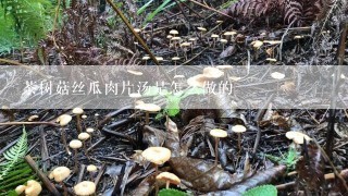 茶树菇丝瓜肉片汤是怎么做的