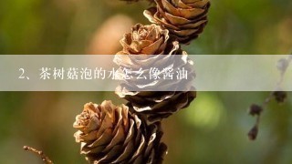 茶树菇泡的水怎么像酱油