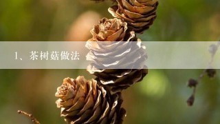 茶树菇做法