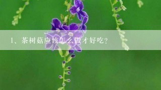 茶树菇应该怎么做才好吃？