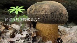 鲜竹荪煲汤的做法大全