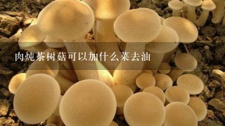 肉炖茶树菇可以加什么菜去油