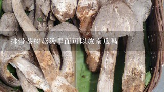 排骨茶树菇汤里面可以放南瓜吗