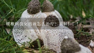 腰椎间盘突出该怎么治疗？求解！！！