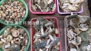 羊肚菌怎样煲汤最好?