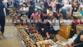 各位宝妈,我现在孕期,能吃茶树菇炖鸭吗?谢谢