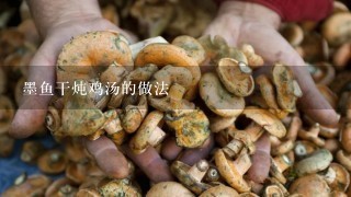 墨鱼干炖鸡汤的做法