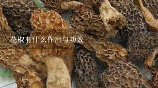 花椒有什么作用与功效