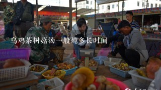 乌鸡茶树菇汤一般炖多长时间