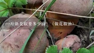 一斤新花椒要多少油？（做花椒油）