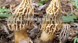 怎么才能让外痔肉球缩回去？