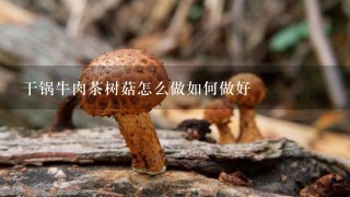 干锅牛肉茶树菇怎么做如何做好