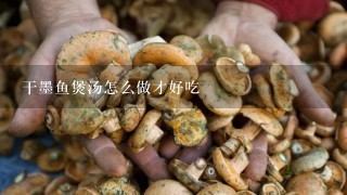 干墨鱼煲汤怎么做才好吃