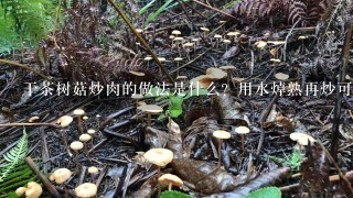 干茶树菇炒肉的做法是什么？用水焯熟再炒可以吗？