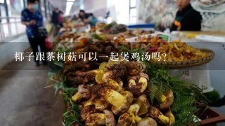 椰子跟茶树菇可以一起煲鸡汤吗？