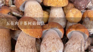 五花肉干茶树菇做法