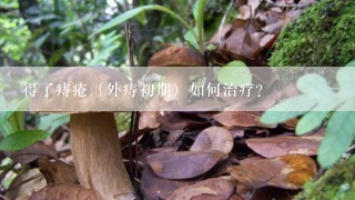 得了痔疮（外痔初期）如何治疗？