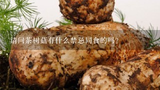 请问茶树菇有什么禁忌同食的吗？