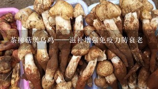 茶树菇煲乌鸡——滋补增强免疫力防衰老