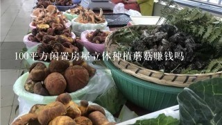 100平方闲置房屋立体种植蘑菇赚钱吗