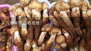 几种家常汤类食谱?