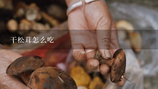 干松茸怎么吃