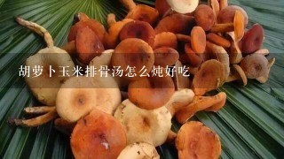 胡萝卜玉米排骨汤怎么炖好吃