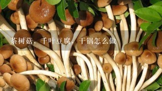 茶树菇，千叶豆腐，干锅怎么做