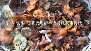 茶枯 洗头 还要要用清水或是洗发水再洗1次吗