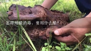 怎样用醋消毒，要用什么醋？