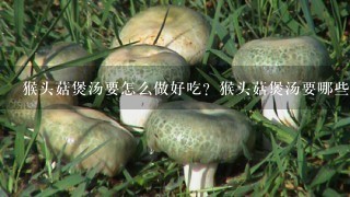 猴头菇煲汤要怎么做好吃？猴头菇煲汤要哪些材料？如何做猴头菇煲汤？