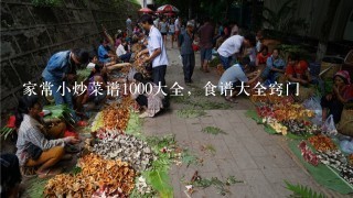 家常小炒菜谱1000大全，食谱大全窍门