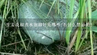 生姜花椒煮水泡脚好处哪些?有什么禁忌的?