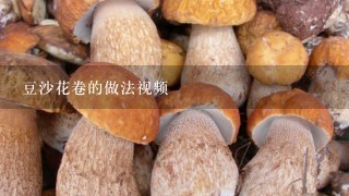 豆沙花卷的做法视频