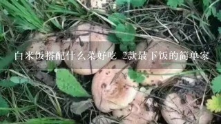 白米饭搭配什么菜好吃 2款最下饭的简单家