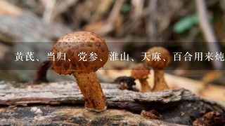 黄芪、当归、党参、淮山、天麻、百合用来炖鸡行不？