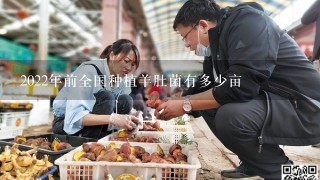 2022年前全国种植羊肚菌有多少亩