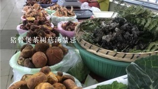 猪骨煲茶树菇汤禁忌