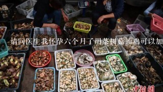 请问医生我怀孕6个月了用茶树菇顿鸡可以加莲子吗