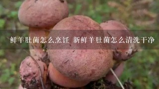 鲜羊肚菌怎么烹饪 新鲜羊肚菌怎么清洗干净